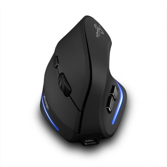 F-35 Mouse Wireless Vertical Mouse Ergonomic Rechargeable 2400 DPI Optional Portable Gaming Mouse for Mac Laptop PC Computer