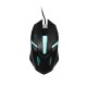 CM-818 Wired Optical Mouse Gaming Mouse 1200DPI USB Gaming Mouse Ergonomic Mouse with Colorful Breathing Light Black