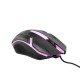 CM-818 Wired Optical Mouse Gaming Mouse 1200DPI USB Gaming Mouse Ergonomic Mouse with Colorful Breathing Light Black