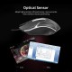 CM-818 Wired Optical Mouse Gaming Mouse 1200DPI USB Gaming Mouse Ergonomic Mouse with Colorful Breathing Light Black