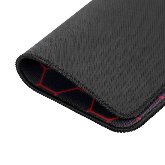 Gaming Mouse Pad Rubber Mouse Pad Anti-skid Wear-resistant Mouse Pad with Locking Edge Design for Office and Home