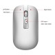 M30 Rechargeable Wireless Mouse 2.4GHz Mice 1600DPI Metal Scroll Wheel For Working Office Black