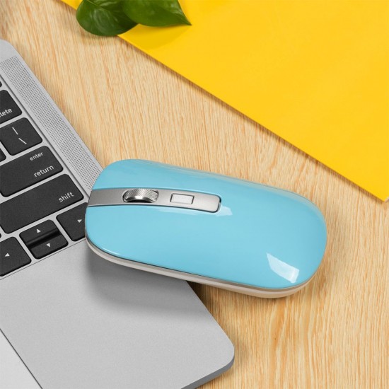 M30 Rechargeable Wireless Mouse 2.4GHz Mice 1600DPI Metal Scroll Wheel For Working Office Black