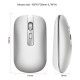 M30 Rechargeable Wireless Mouse 2.4GHz Mice 1600DPI Metal Scroll Wheel For Working Office Black