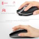 M30 Rechargeable Wireless Mouse 2.4GHz Mice 1600DPI Metal Scroll Wheel For Working Office Black