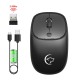 YWYT G850 2.4GHz Wireless Mouse 2400DPI Optical Mouse Rechargeable Mute Office Mouse Ergonomic Mouse for PC Laptop