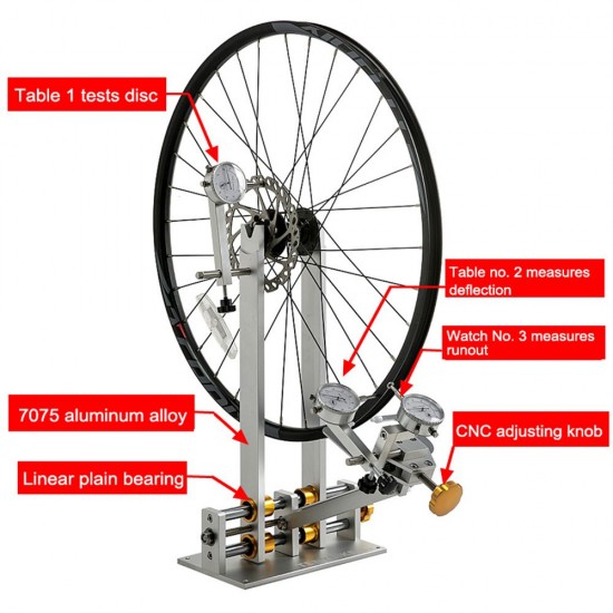 MTB Road Bike Wheel Repair Tools Bicycle Wheel Truning Stand Rims Correction Stand Bicycle Calibration Stand