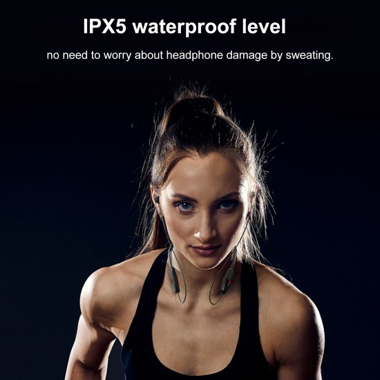 HW07 Wireless Earphone BT5.2 Headset IPX5 Waterproof Magnetic Neckband Earbuds Sport Headphones With Mic