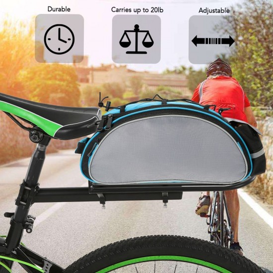 Retractable Aluminum Alloy Bike Mount Bicycle Rear Seat Post Rack Bicycle Pannier Luggage Cargo Carrier Rack