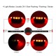 USB Rechargeable Rear Bicycle Light LED Bike Tail Lamp 4 Lighting Modes Weather Tight Design Built-in 160mAh Capacity Battery Cycling Light