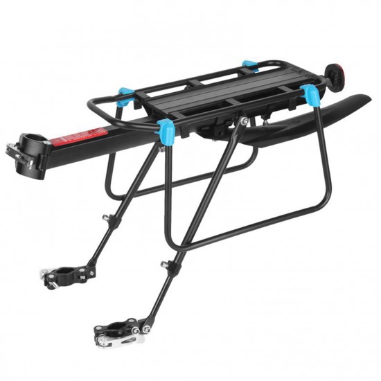 Quick Release Adjustable Bike Bicycle Cargo Rack Bike Rear Rack Mountain Road Bicycle Bike Cargo Luggage Carrier Rack with Fender