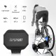 Cycling Speed Sensor ANT+ BT5.0 Wireless Bike Speed Sensor IPX7 Bicycle Computer Speed Sensor