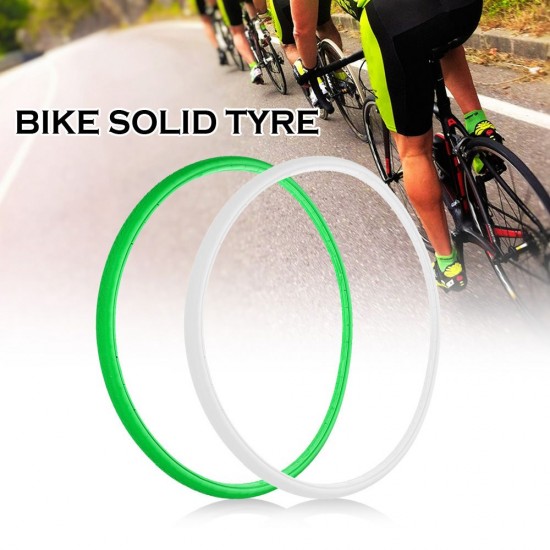 700*23C Road Bike Cycling Bicycle Solid Tyre Fixie Bike Cycling Tire Fixed Gear Solid Tube Free Inflation Rubber Tire