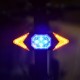 LED Turn Signal Bike Light USB Rechargeable Bicycle Tail Light with Direction Indicator Waterproof Cycling Safety Light Intelligent Remote Control Cycling Rear Bright Light Warning Lamp