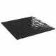  Mosaic Tiles 22 pcs Shiny Black 30x30 cm Glass