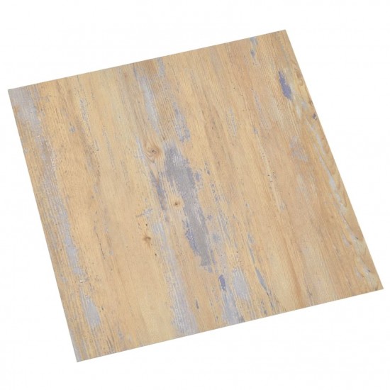 Self-adhesive Flooring Planks 20 pcs PVC 1.86 m² Brown