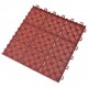 Decking Tiles 10 pcs Red 30.5x30.5 cm Plastic