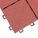 Decking Tiles 10 pcs Red 30.5x30.5 cm Plastic