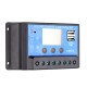 Anself 20A 12V/24V Solar Charge Controller with LCD Display Auto Regulator Timer Solar Panel Battery Lamp LED Lighting Overload Protection