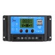 Anself 20A 12V/24V Solar Charge Controller with LCD Display Auto Regulator Timer Solar Panel Battery Lamp LED Lighting Overload Protection