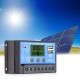 Anself 20A 12V/24V Solar Charge Controller with LCD Display Auto Regulator Timer Solar Panel Battery Lamp LED Lighting Overload Protection