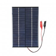 4.2W 18V Polycrystalline Silicon Solar Panel with Alligator Clips Solar Cell for DIY Power Charger