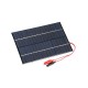 4.2W 18V Polycrystalline Silicon Solar Panel with Alligator Clips Solar Cell for DIY Power Charger