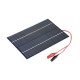 4.2W 18V Polycrystalline Silicon Solar Panel with Alligator Clips Solar Cell for DIY Power Charger