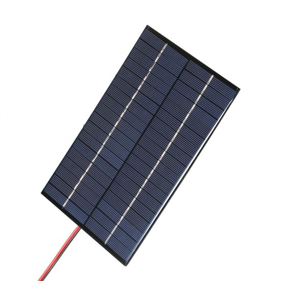 4.2W 18V Polycrystalline Silicon Solar Panel with Alligator Clips Solar Cell for DIY Power Charger