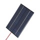 4.2W 18V Polycrystalline Silicon Solar Panel with Alligator Clips Solar Cell for DIY Power Charger