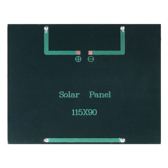 1.5W 12V Polycrystalline Silicon Solar Panel Solar Cell for DIY Power Charger 115*90mm