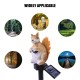 LED Solar Lights Garden Stake Lights Squirrel Shape Solar Powered LED Lamp Pathway Walkway Lawn Patio Backyard Lighting Outdoor Waterproof Landscape Lamp