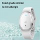 Portable Ultrasonic Mosquito Repellent Bracelets with Clock Non-Toxic Deet Free Bug Insect Repellent Bands Reusable Long Protection Electronic Pest Control Band for Kids & Adults