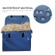 Hay Storage Bag Tote Bag with Adjustable Strap Slow Feed Feeder Bag Portable Waterproof Horse Feeding Bag for Horses Goat 24 x 18 Inch