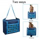 Hay Storage Bag Tote Bag with Adjustable Strap Slow Feed Feeder Bag Portable Waterproof Horse Feeding Bag for Horses Goat 24 x 18 Inch