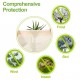 Outdoor Plant Cover Freeze Protection Reusable Non-woven Fabric Plant Covering Bag with Zipper and Drawstring Against Cold Winter Frost Birds Animals