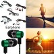 Explosion models braided wiring in-ear plating headset mobile phone MP3 universal creative gifts cross-border headphones wholesale green