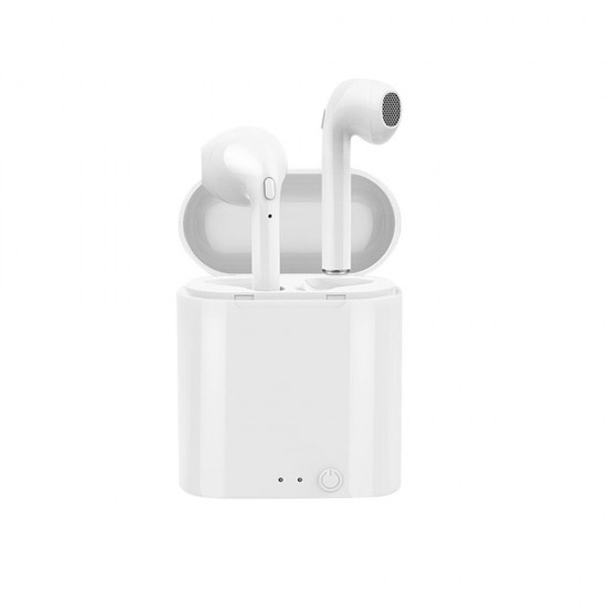 i7S Wirelessly BT5.0 Earbud Headphones In-ear Portable Headsets with Charge Box Touching ControlCompatible with Android / iOS