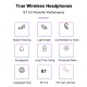 Bluetooth 5.0 Mini TWS Earbuds True Wireless Headphones Sport Headset In-ear Earphones with Mic Charging Case Battery Digital Display