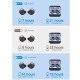 ANC X8 Active Noise Reduction Headphones True Wireless Stereo Headset Bluetooth 5.0 Earphone ANC Wireless Earbuds Built-in Microphone with 550mAh Charging Box