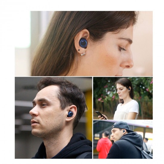 ANC X8 Active Noise Reduction Headphones True Wireless Stereo Headset Bluetooth 5.0 Earphone ANC Wireless Earbuds Built-in Microphone with 550mAh Charging Box