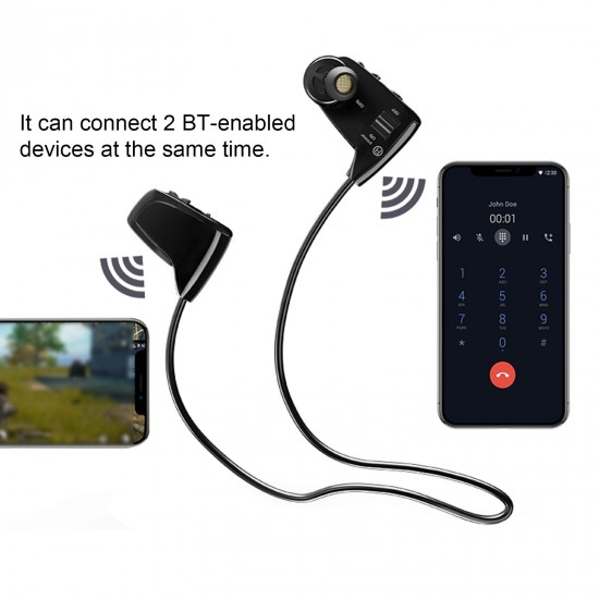 8GB MP3 Player Wireless Bluetooth 5.0 Headphone IPX5 Waterproof Music Earphone Outdoor Sports Headset with Mic for Mobile Phone