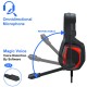 Anivia MH602 Gaming Headset for PC Laptop Noise Cancelling Over Ear Headphones with Mic 3.5mm Jack Wired Headset Bass Surround Soft Earmuffs for Games