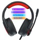 Anivia MH602 Gaming Headset for PC Laptop Noise Cancelling Over Ear Headphones with Mic 3.5mm Jack Wired Headset Bass Surround Soft Earmuffs for Games