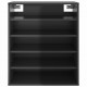 Shoe Cabinet High Gloss Black 60x35x70 cm Chipboard