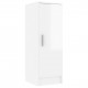 Shoe Cabinet High Gloss White 32x35x92 cm Chipboard