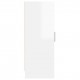 Shoe Cabinet High Gloss White 32x35x92 cm Chipboard