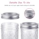 70mm Regular Mouth Mason Canning Lids, Tinplate Leak Proof Lids for Mason Jar Regular Mouth Split-Type Lids Leak Proof and Secure Canning Jar Caps (1 Count Canning Lid + 1 Count SealRing)