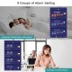 Smart Large Digital Wall Clock APP Control Time/ Date/ Temperature 100 Colors Display Record & Sound Activate & Countdown Function Stepless Brightness & Volume Alarm with Snooze