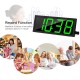 Smart Large Digital Wall Clock APP Control Time/ Date/ Temperature 100 Colors Display Record & Sound Activate & Countdown Function Stepless Brightness & Volume Alarm with Snooze